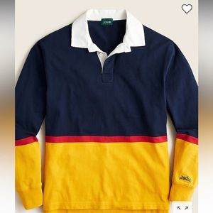 J. Crew x Merrimack x Sanborn Rugby Polo Long Sleeve XS - RARE